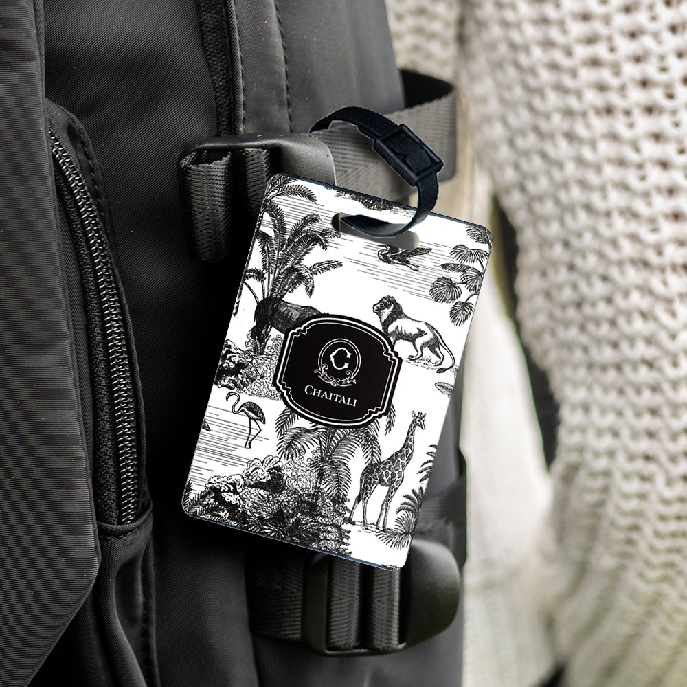 Savanna Noir Bag Tag