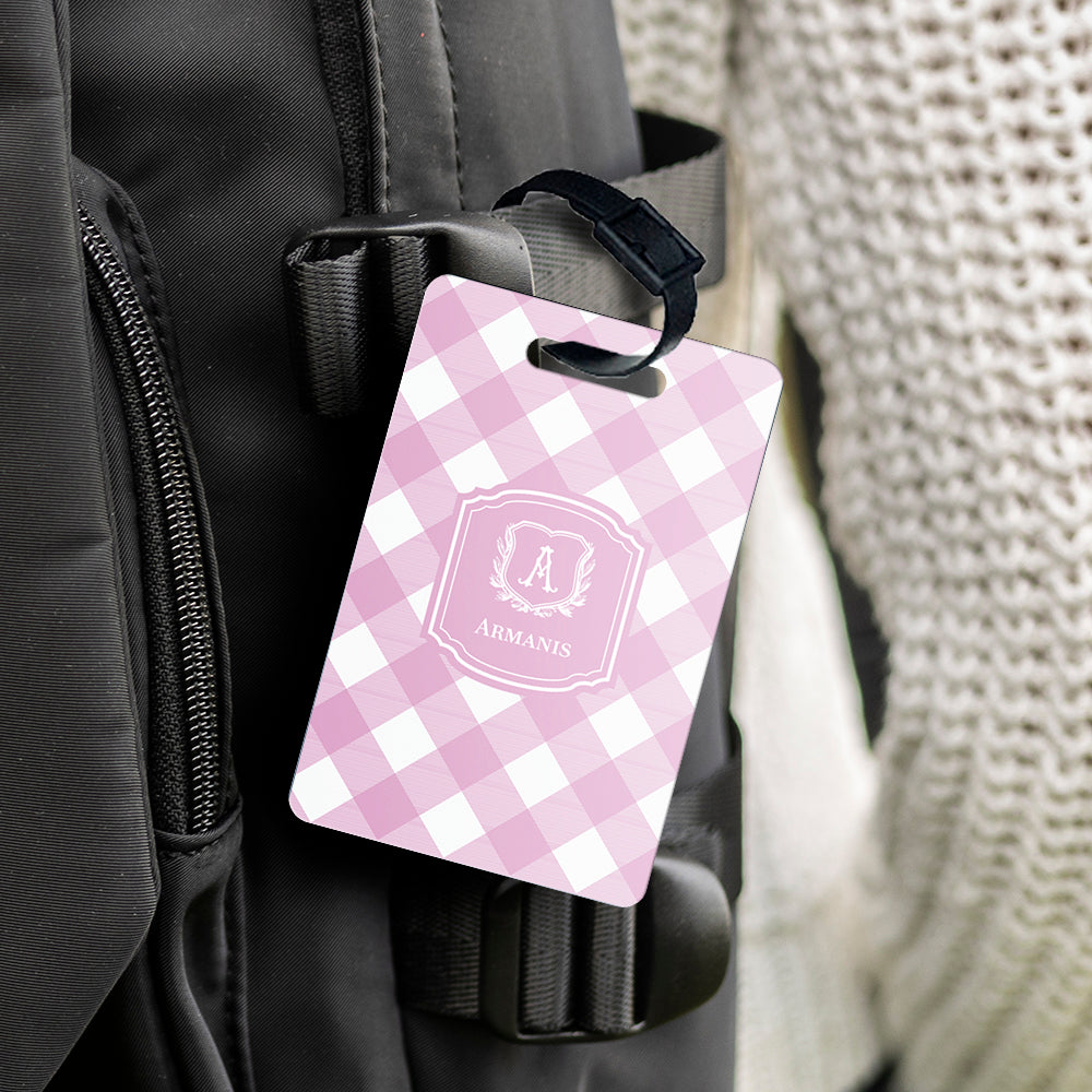 Gingham Bag Tag