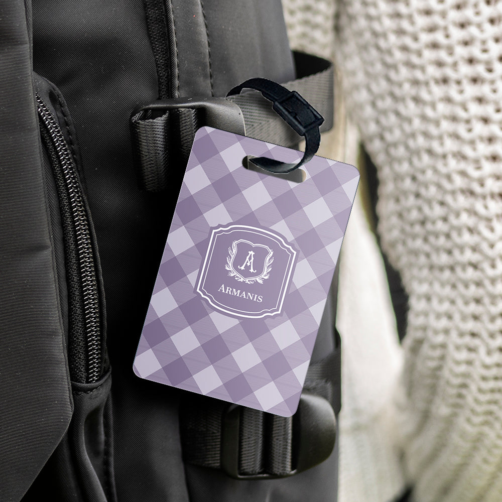 Gingham Bag Tag