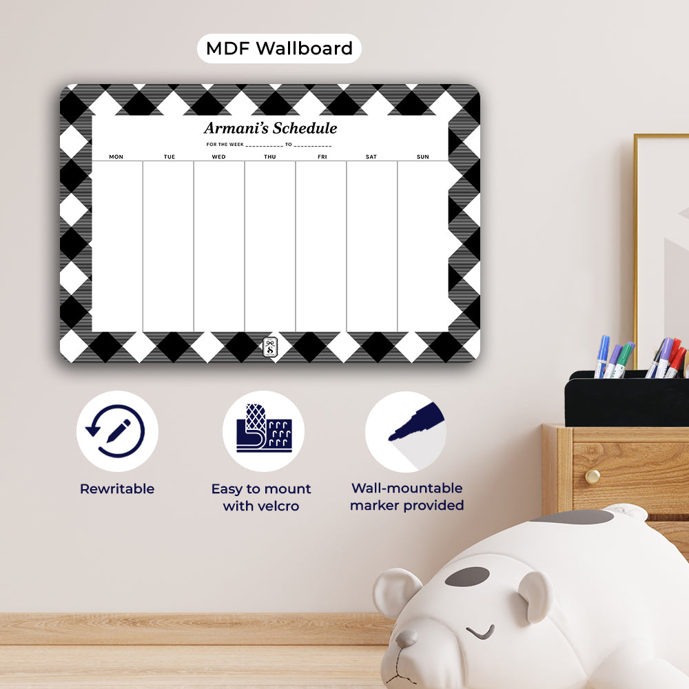 Gingham Weekly Planner