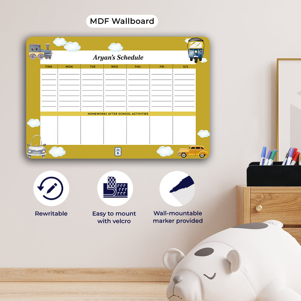 Transport Kids Schedule Planner