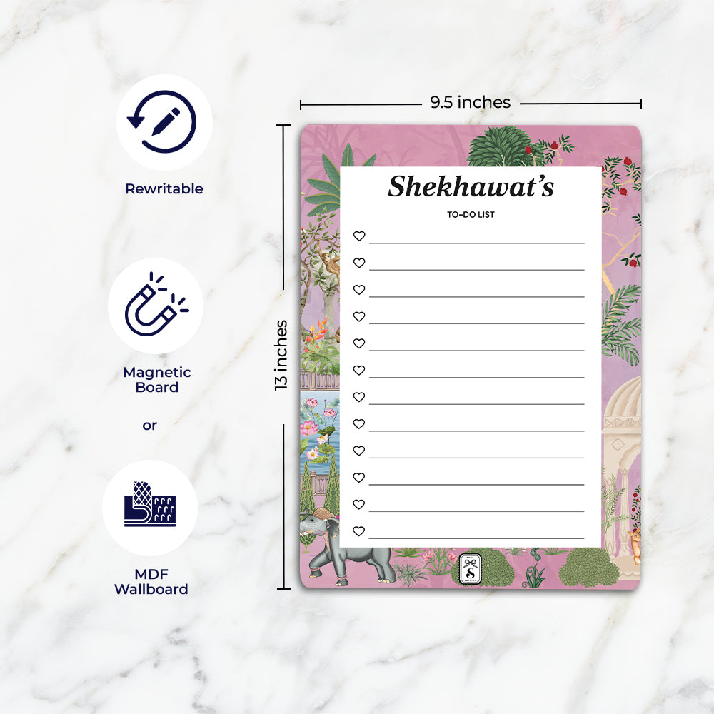 Gul Bahaar To-Do List