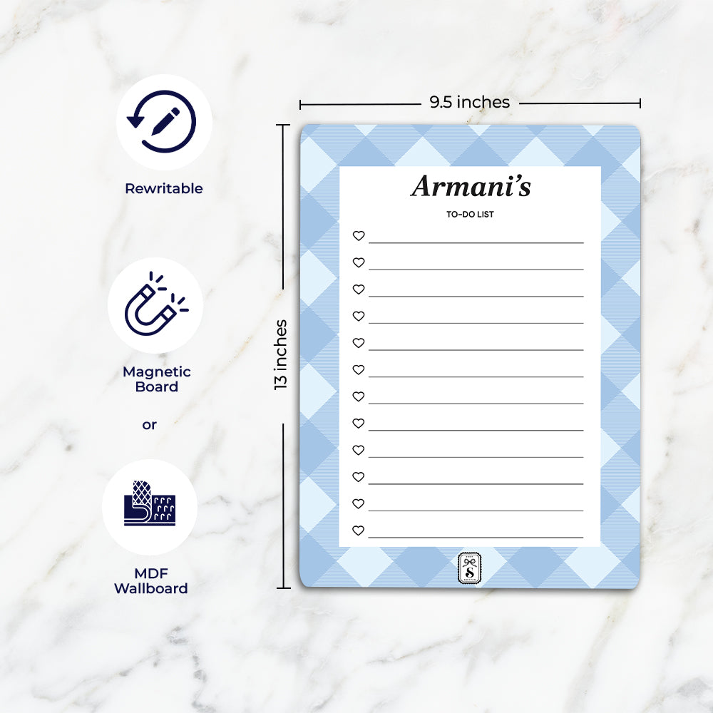 Gingham To-Do List