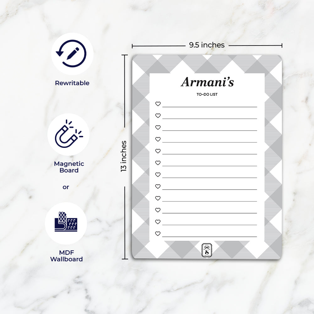 Gingham To-Do List