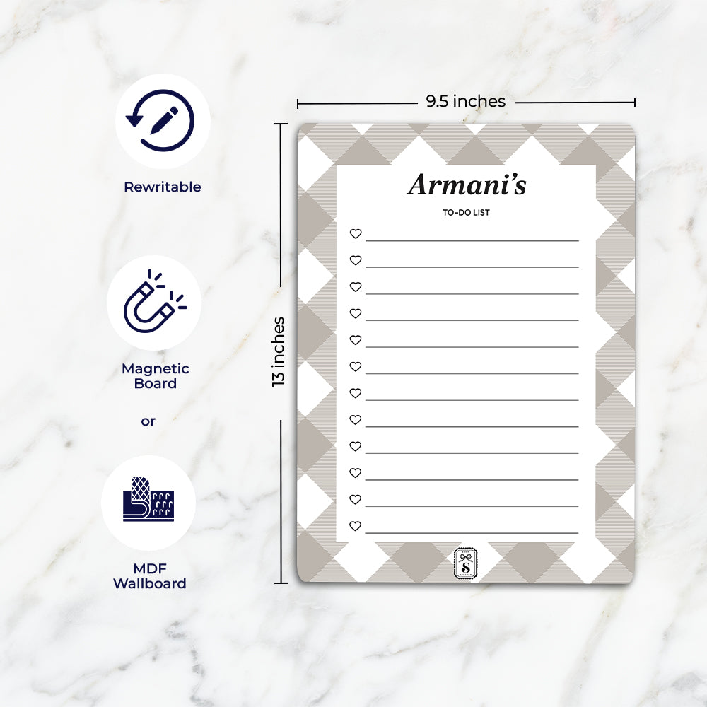 Gingham To-Do List