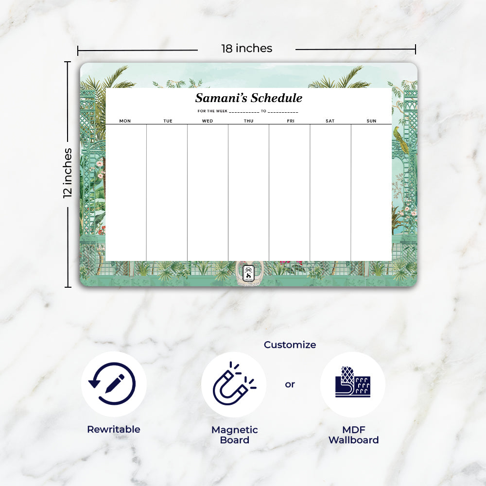 French Garden SerreFleurie Weekly Planner