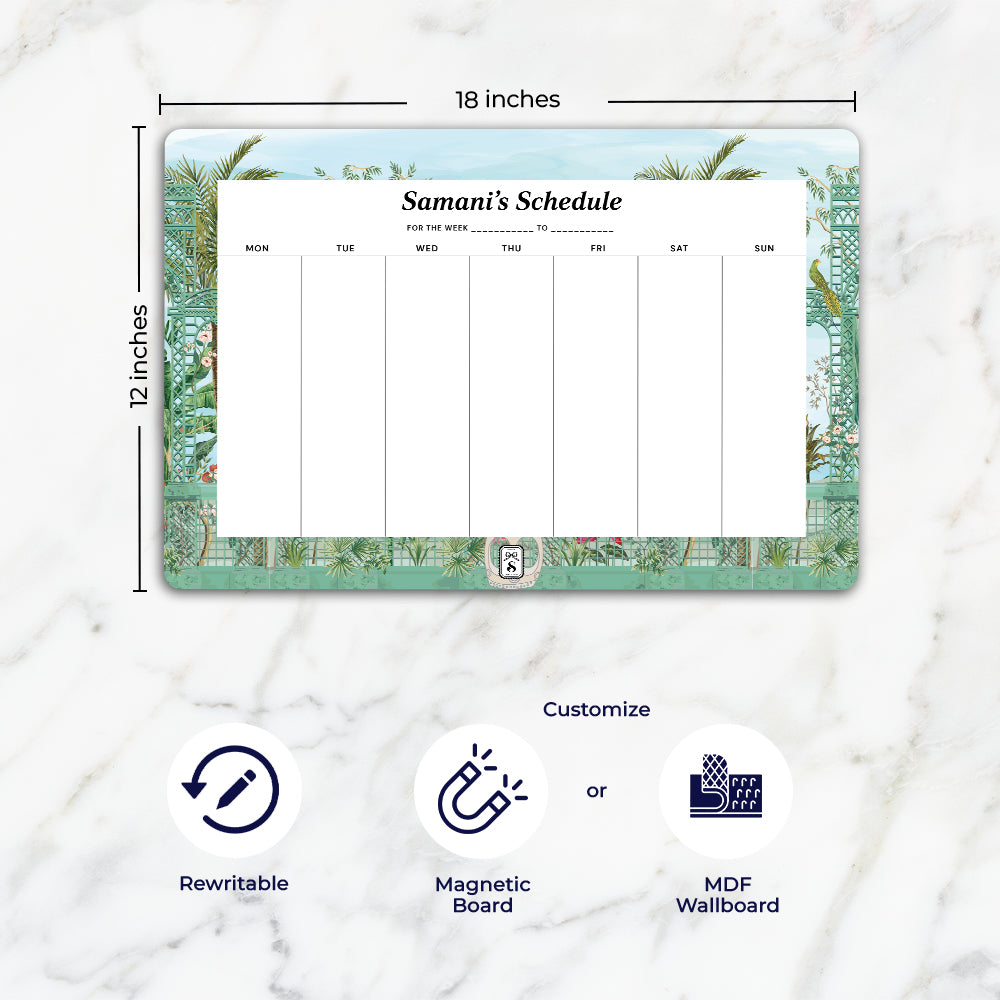 French Garden SerreFleurie Weekly Planner