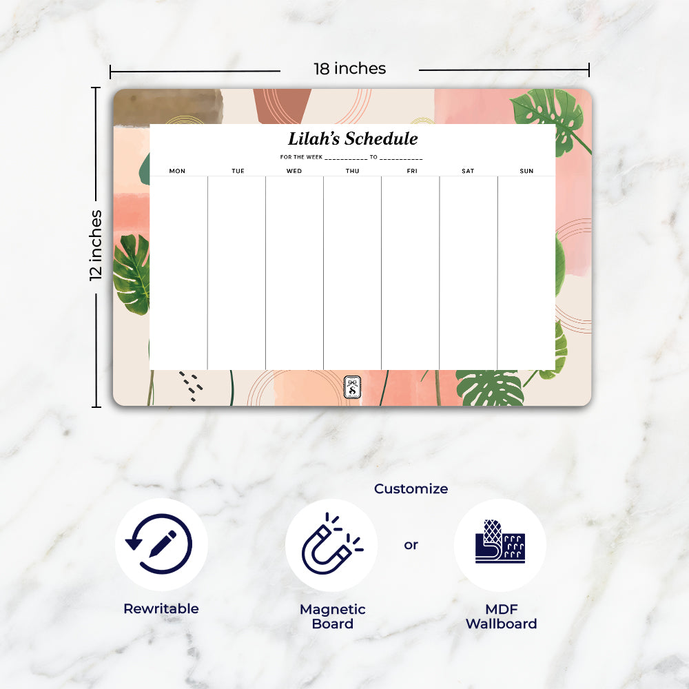 Palmscape Weekly Planner