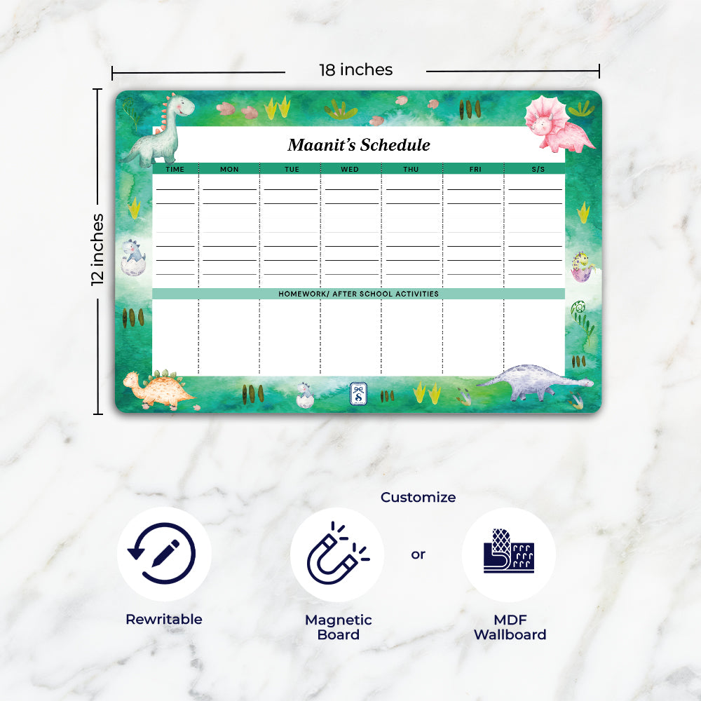 Dinoland Schedule Planner
