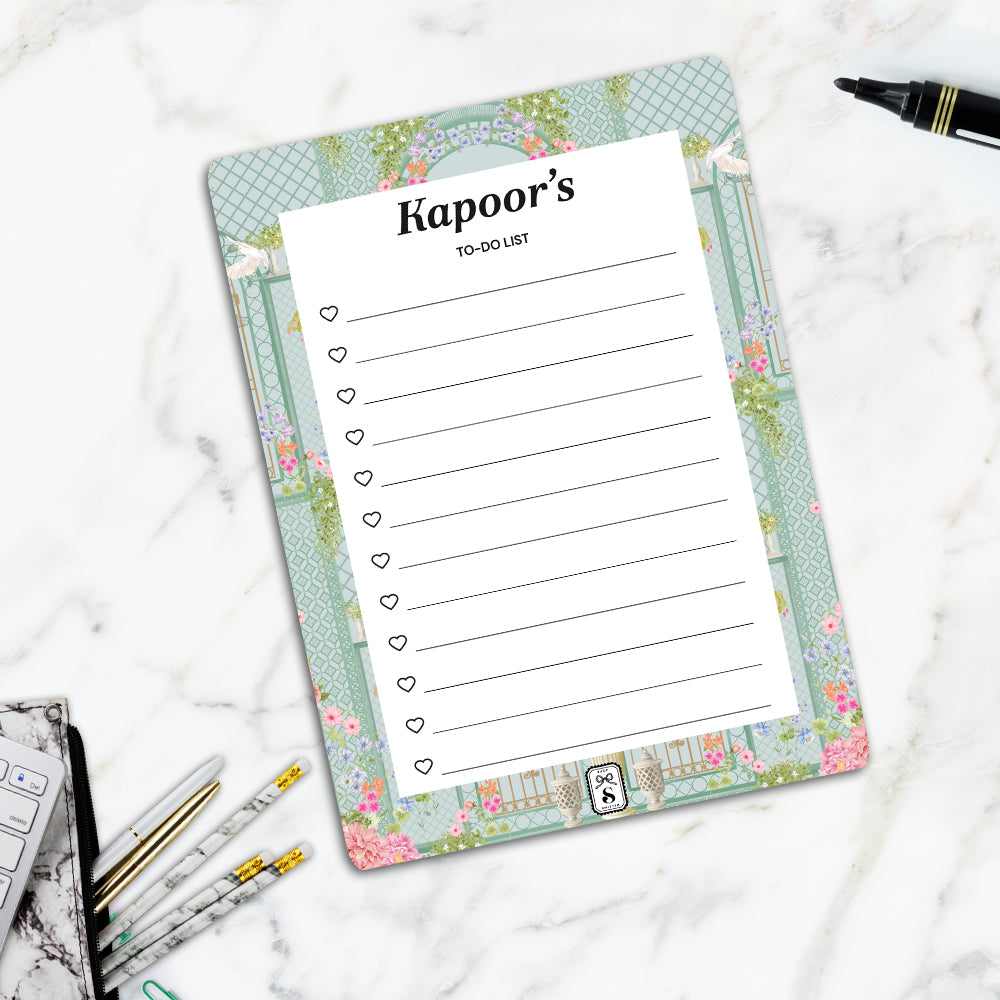 Secret Garden To-Do List