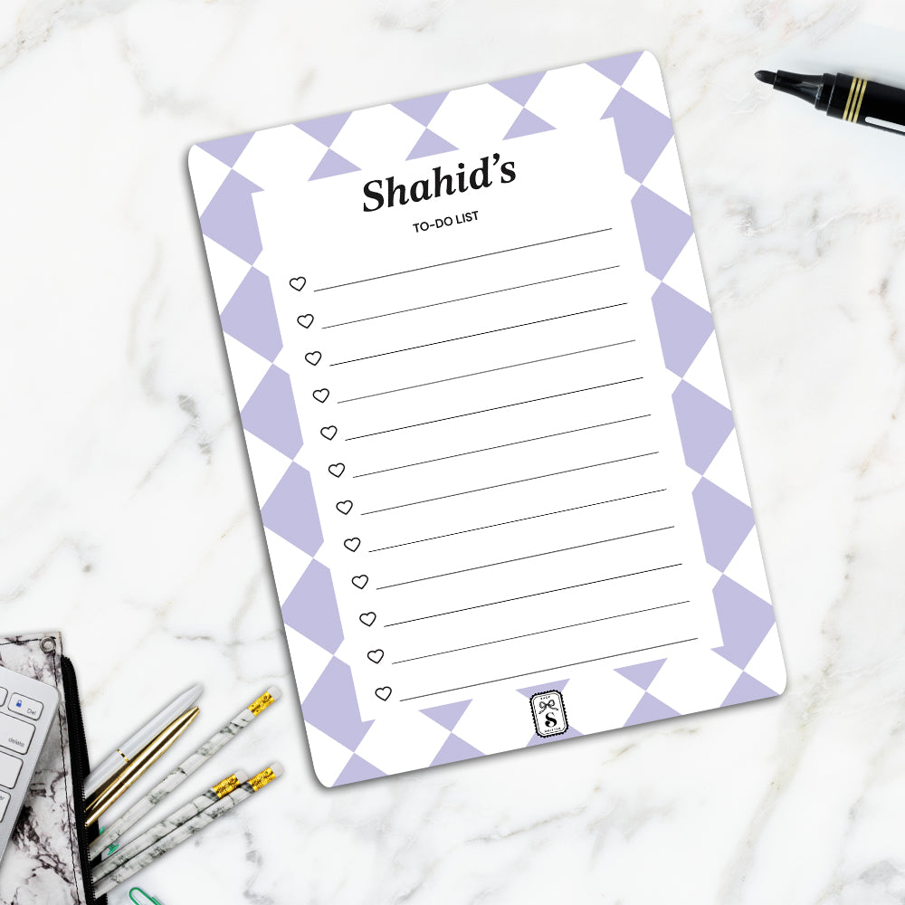 Checkered To-Do List