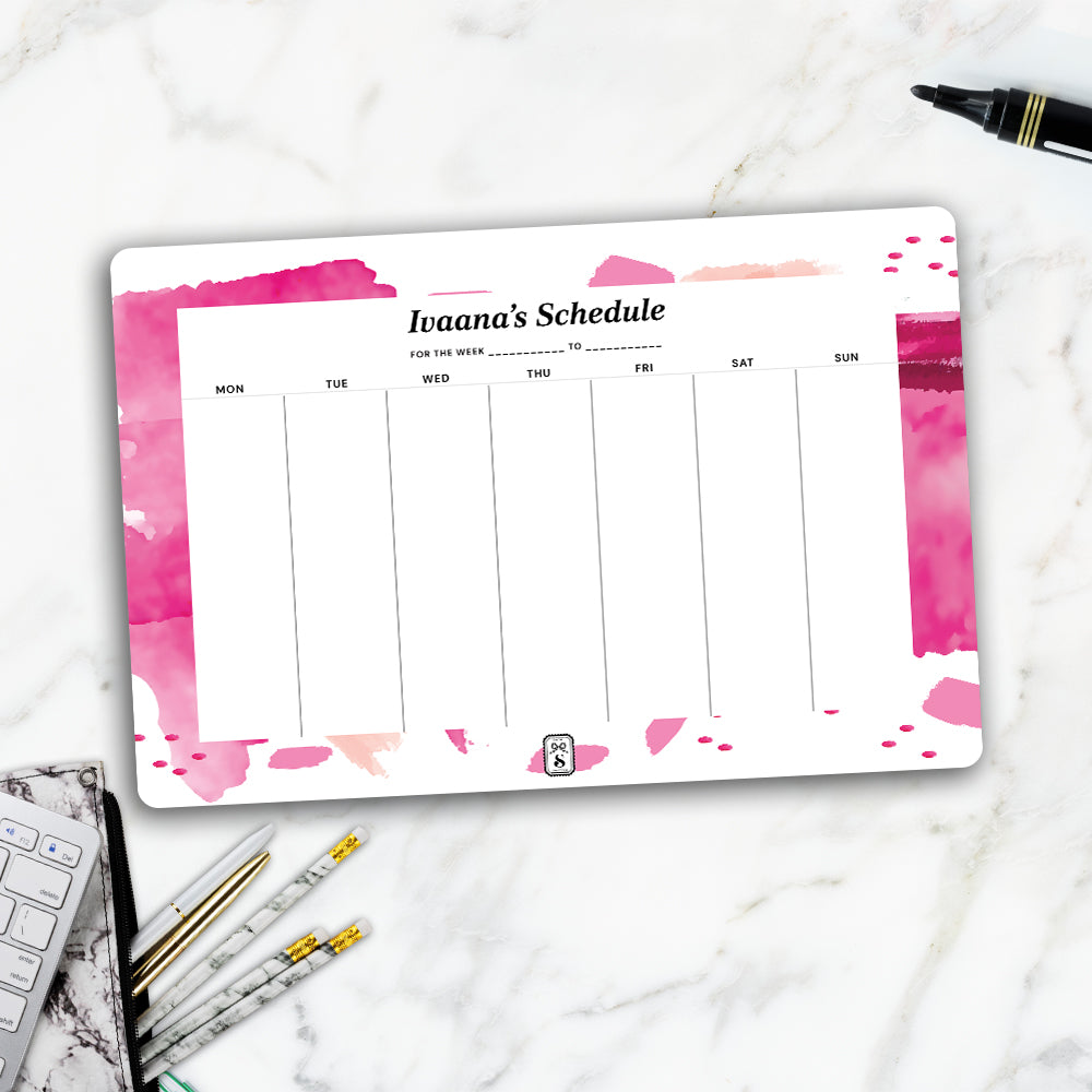 Whimsy Washes Weekly Planner