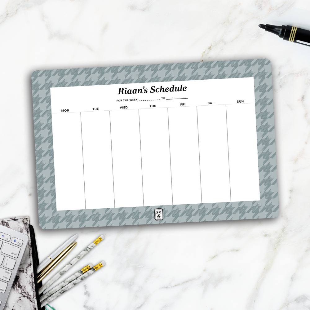 Houndstooth Weekly Planner