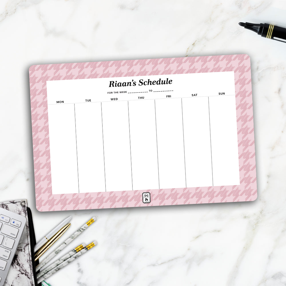 Houndstooth Weekly Planner