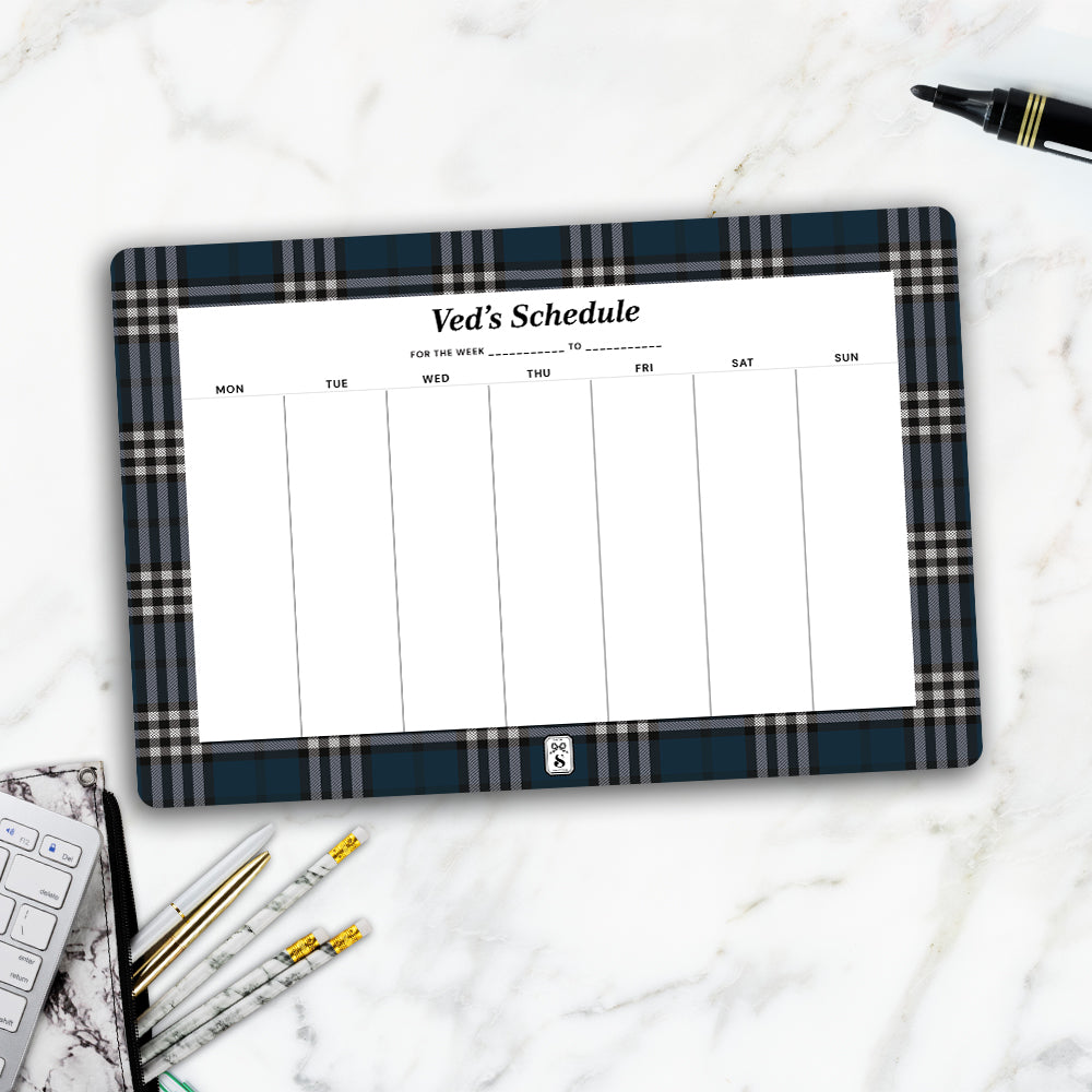 Tartan Weekly Planner
