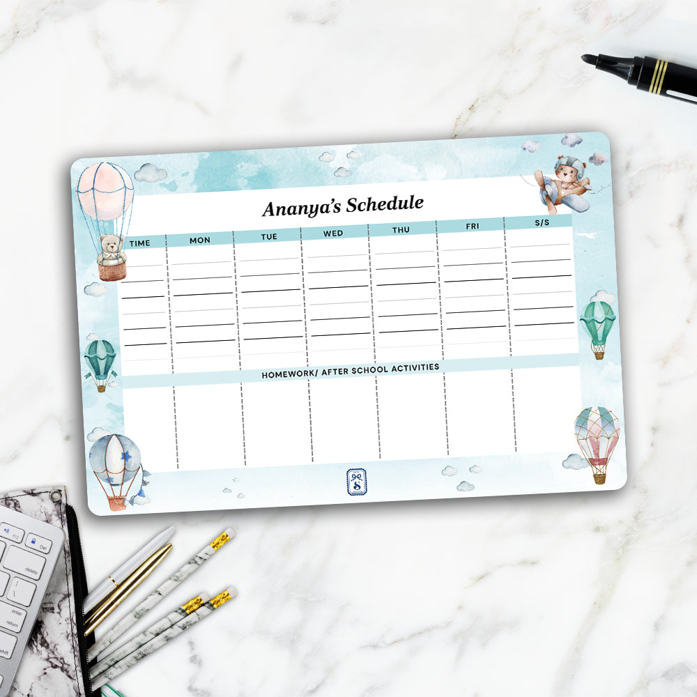 Infinite Sky Kids Schedule Planner