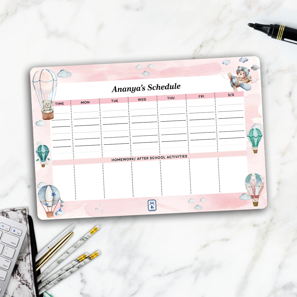 Infinite Sky Kids Schedule Planner