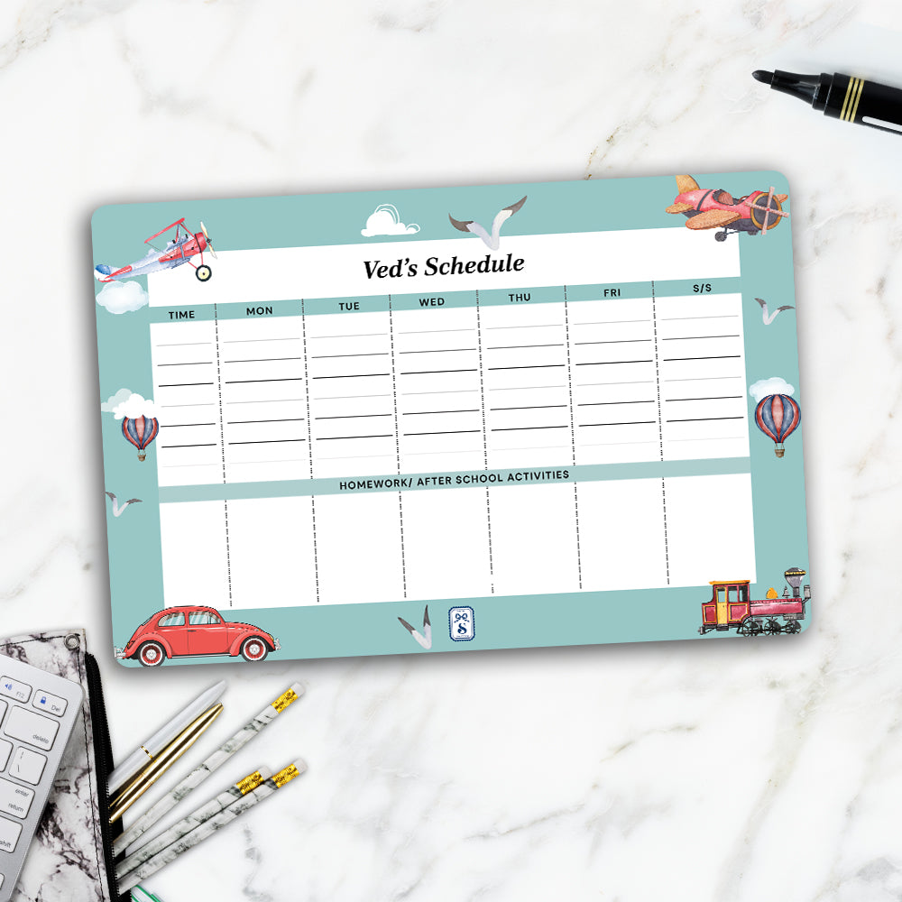Transport Kids Schedule Planner