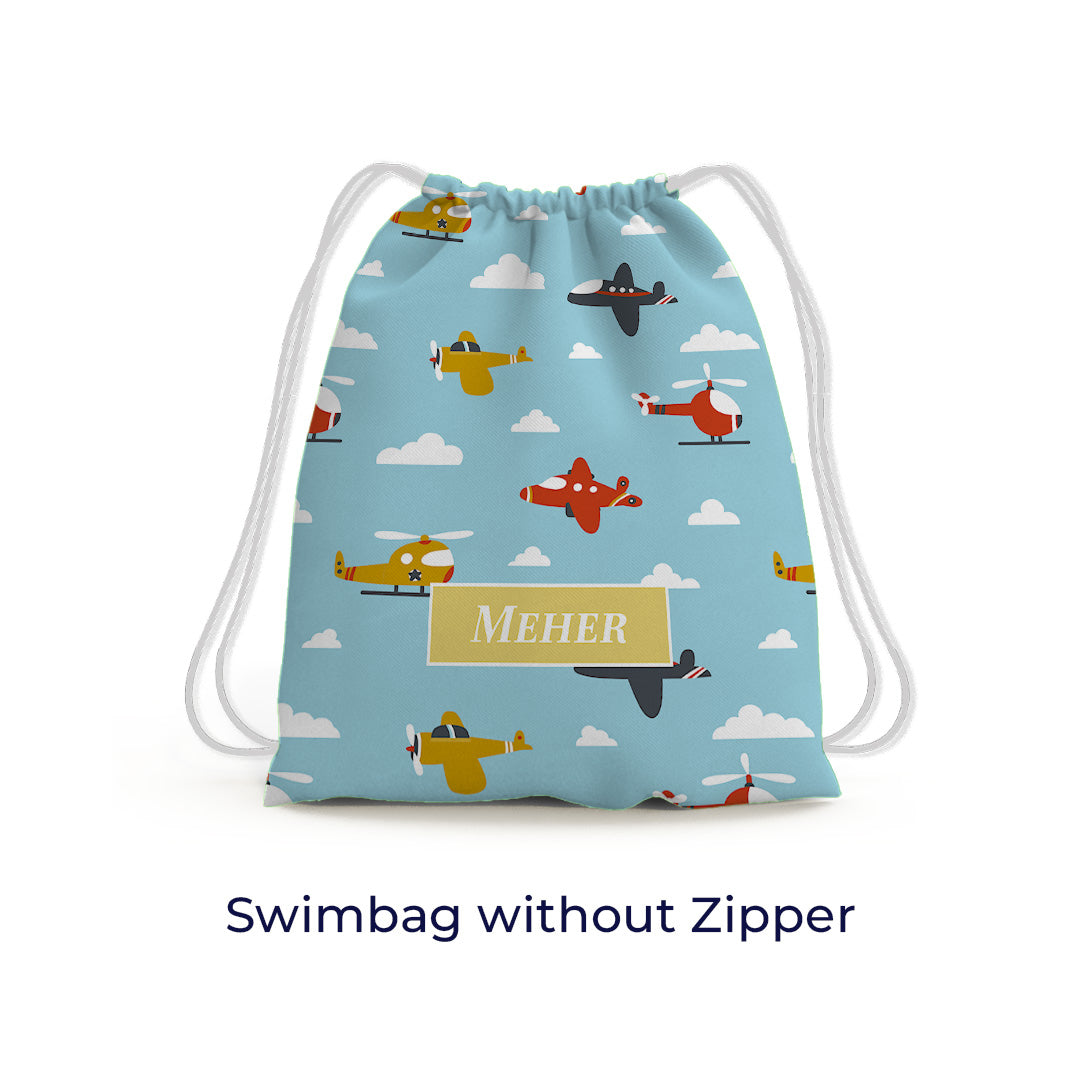 Airplane Skies Swim Bag (kids)