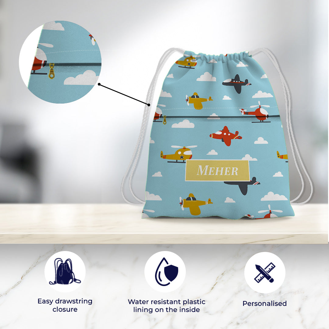 Airplane Skies Swim Bag (kids)