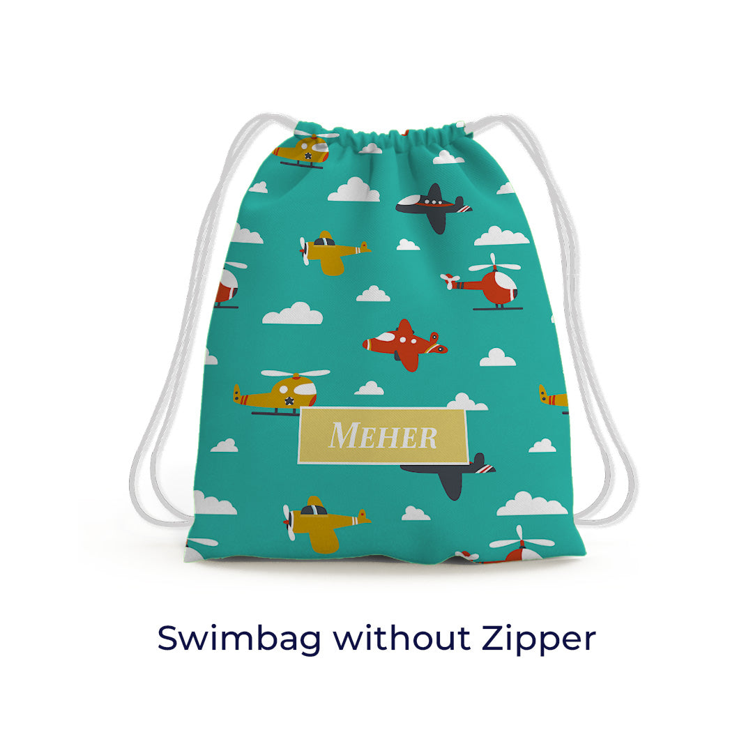 Airplane Skies Swim Bag (kids)