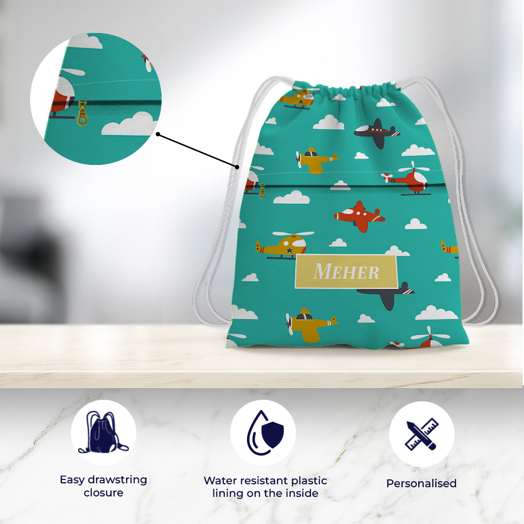 Airplane Skies Swim Bag (kids)