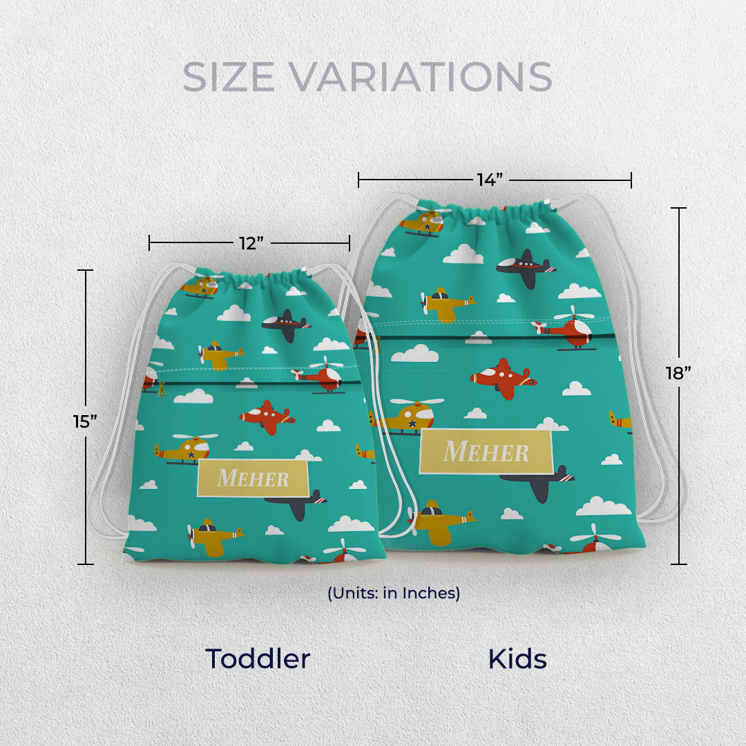 Airplane Skies Swim Bag (kids)