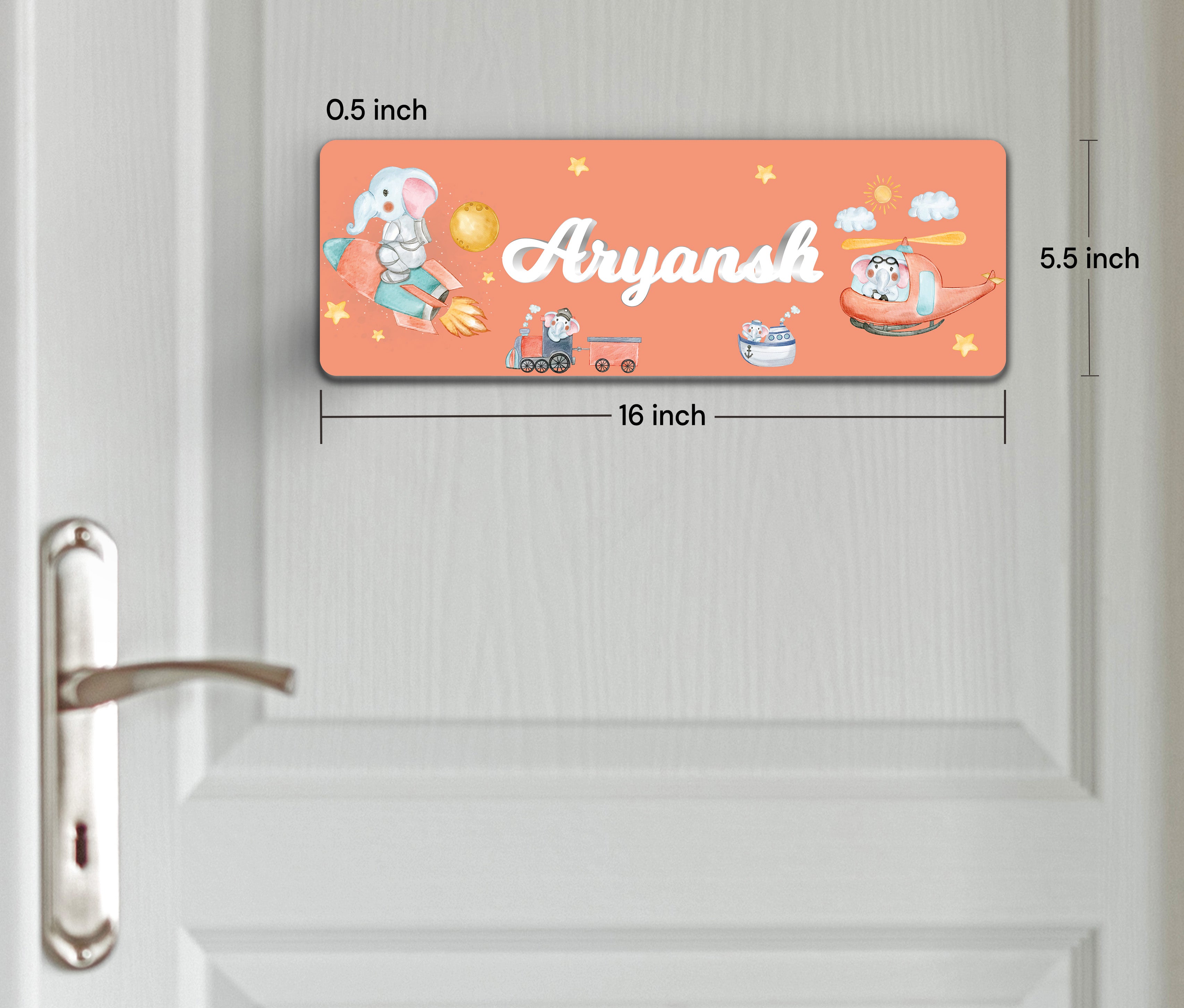 Captain Ellie Name Plate (Petite) (kids)