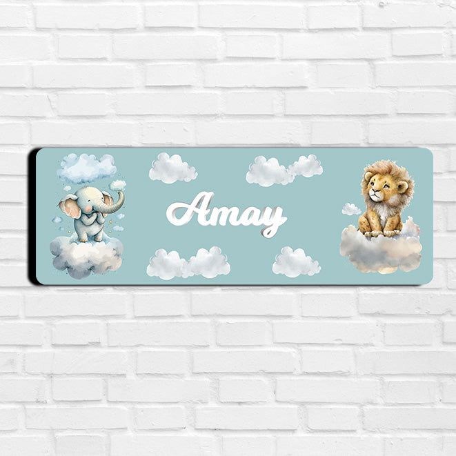 Lofty Animals Name Plate (Petite) (kids)