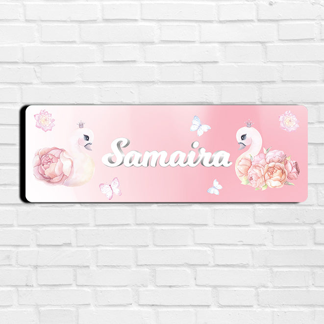 Swan Lake Garden Name Plate (Petite) (kids)