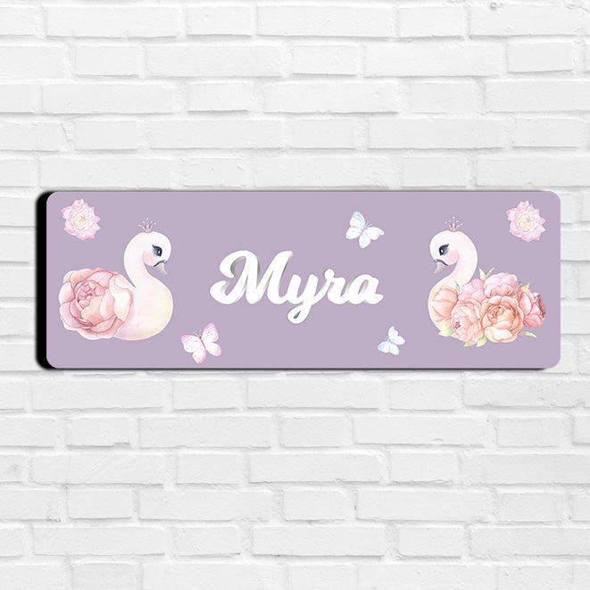Swan Lake Garden Name Plate (Petite) (kids)