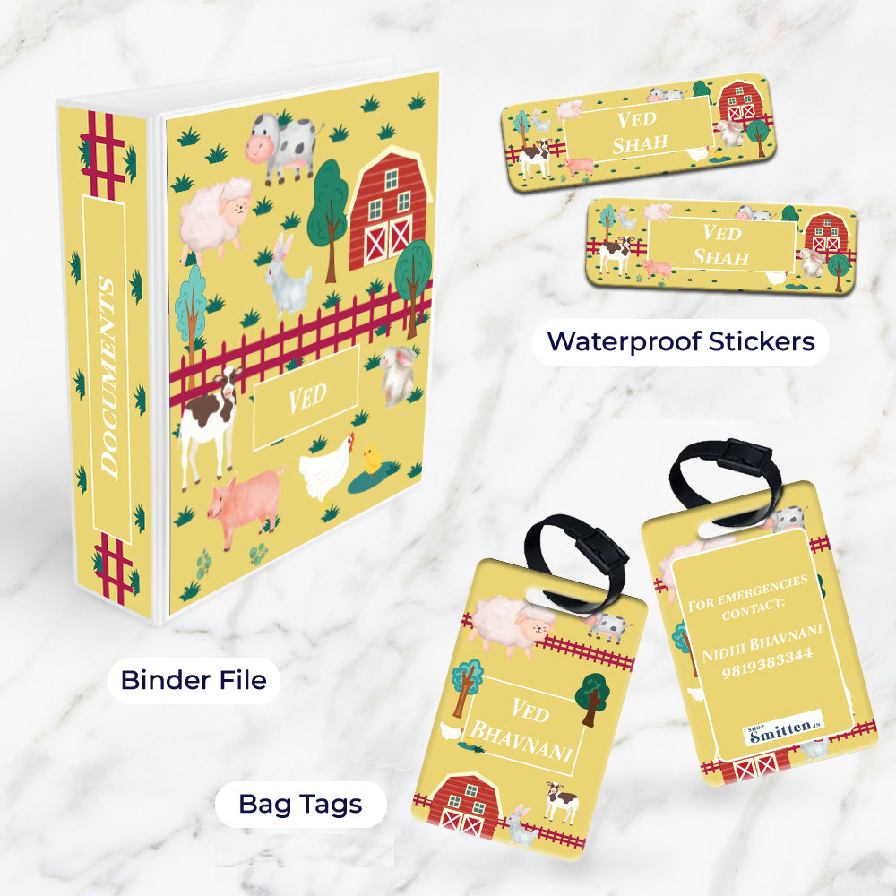 Farm Friends Stationery Set (kids)