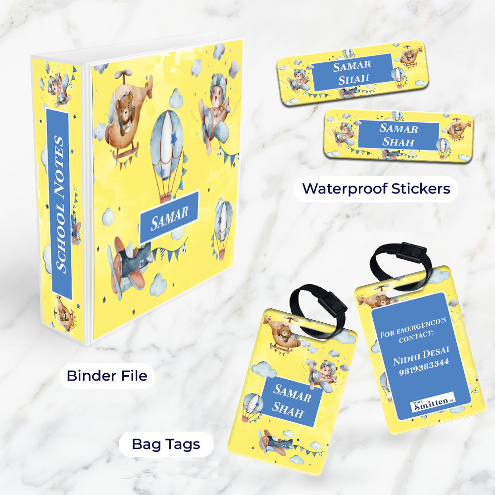 Teddy's Flight Stationery Set (kids)