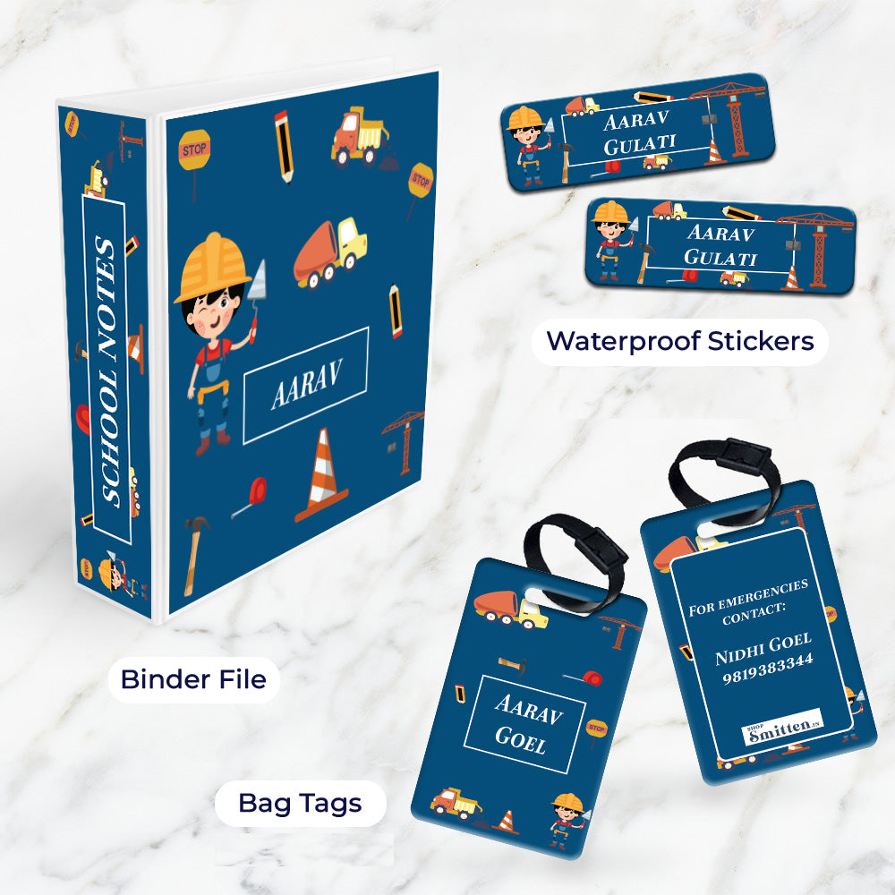 Little Builder Stationery Set (kids)