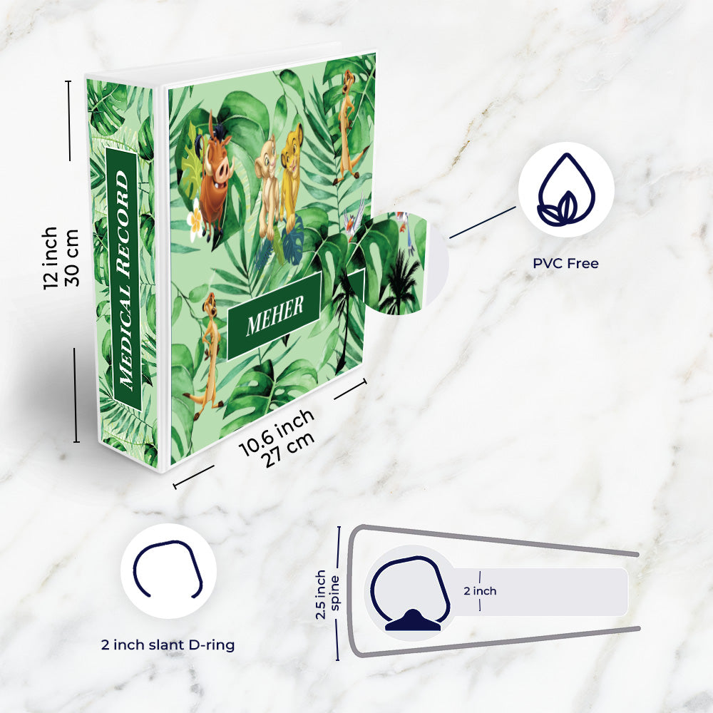 Baby Jungle King Stationery Set (kids)