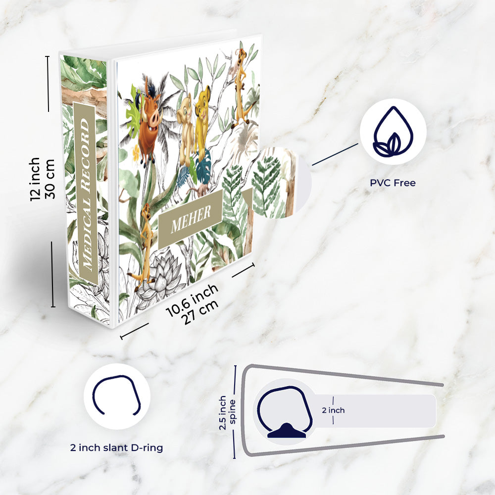 Baby Jungle King Stationery Set (kids)