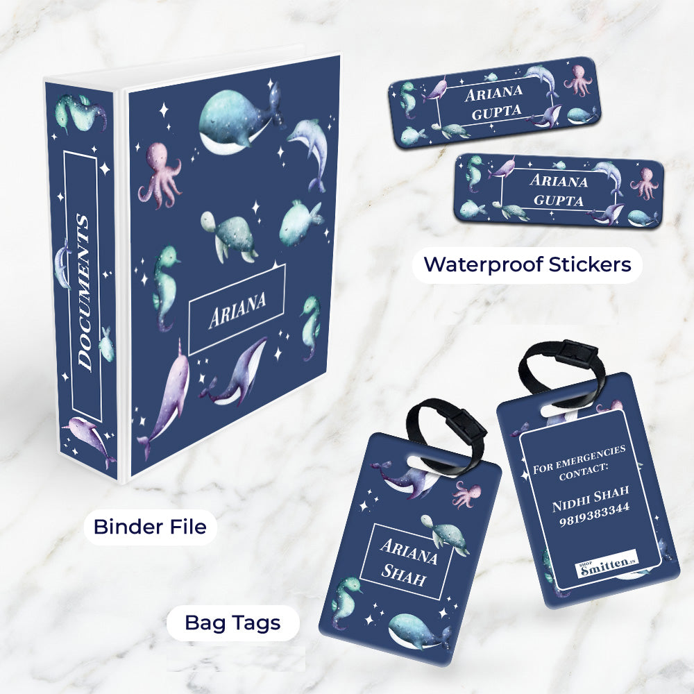 Midnight Ocean Stationery Set (kids)