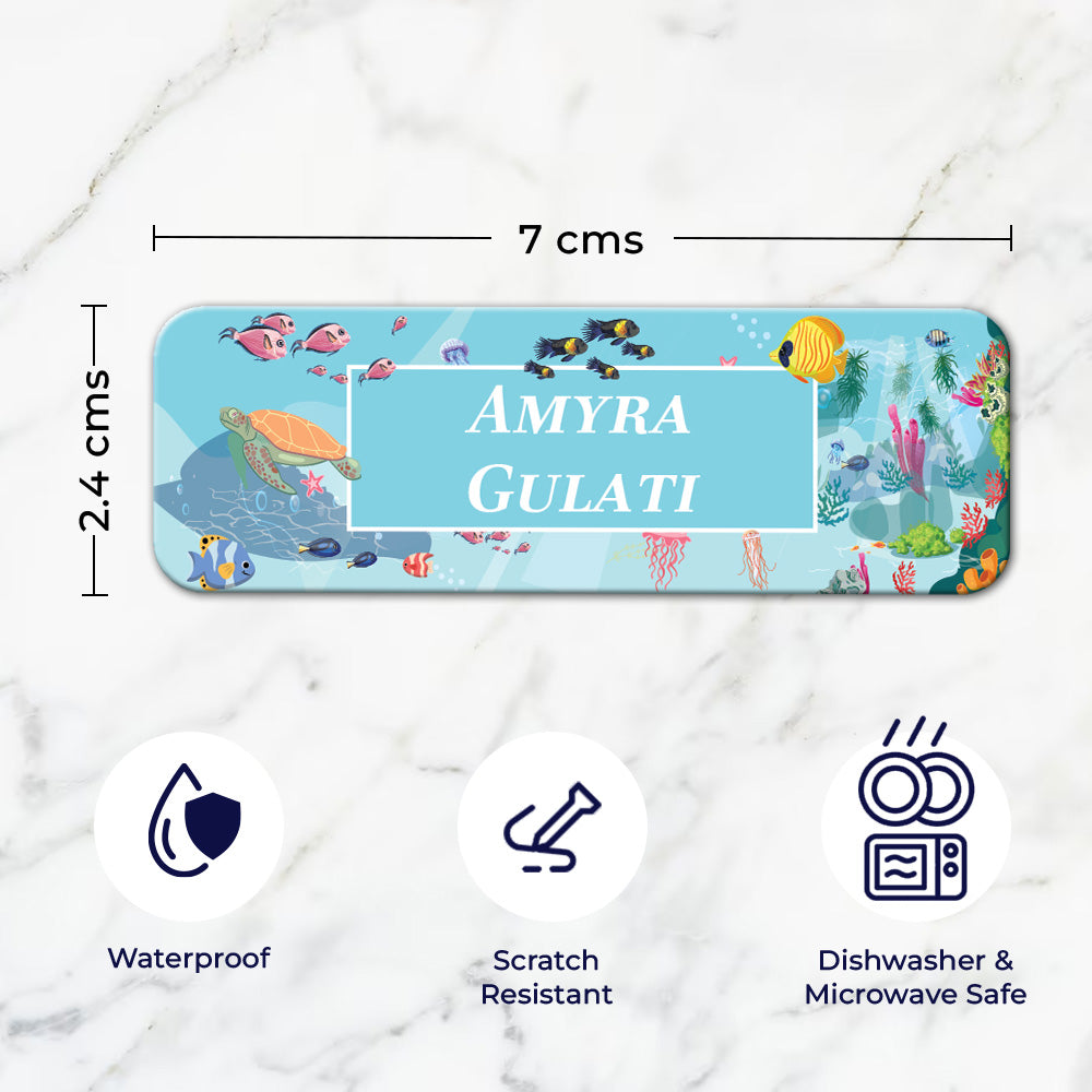 Ocean Bed Waterproof Sticker - Set of 60