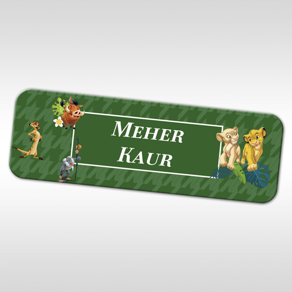 Baby Jungle King Waterproof Sticker - Set of 60