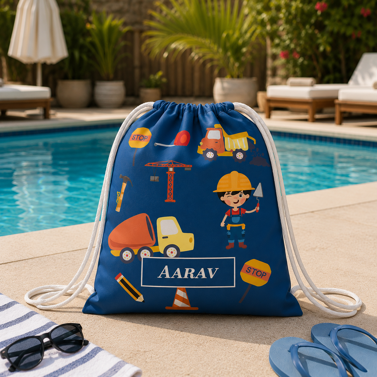 Little Builder Swim Bag