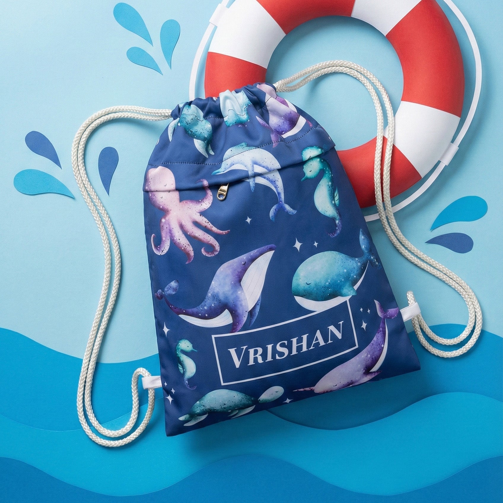 Midnight Ocean Swim Bag