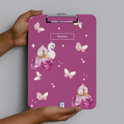 Butterfly Swan Blossom Clipboard