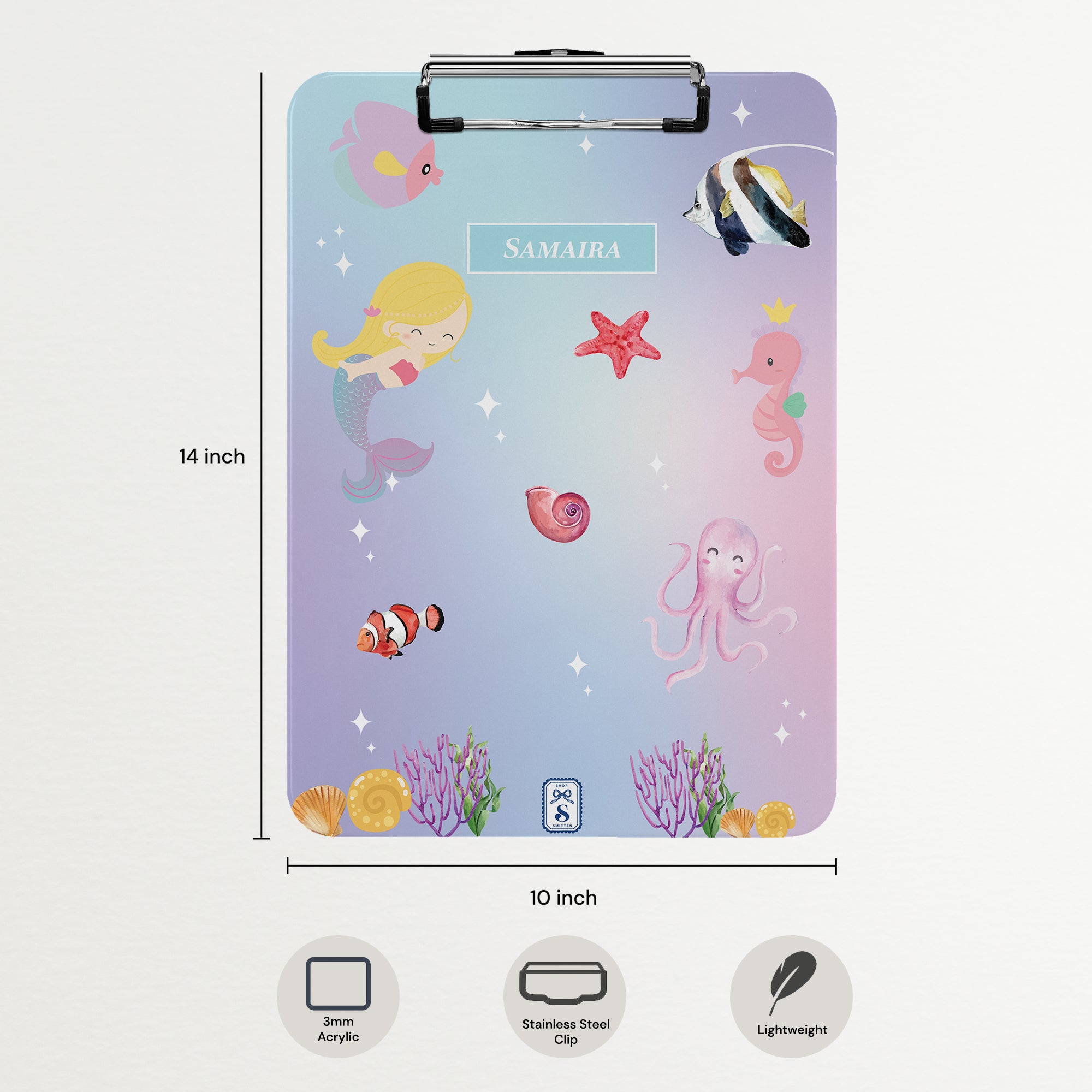 Lil Mermaid Clipboard