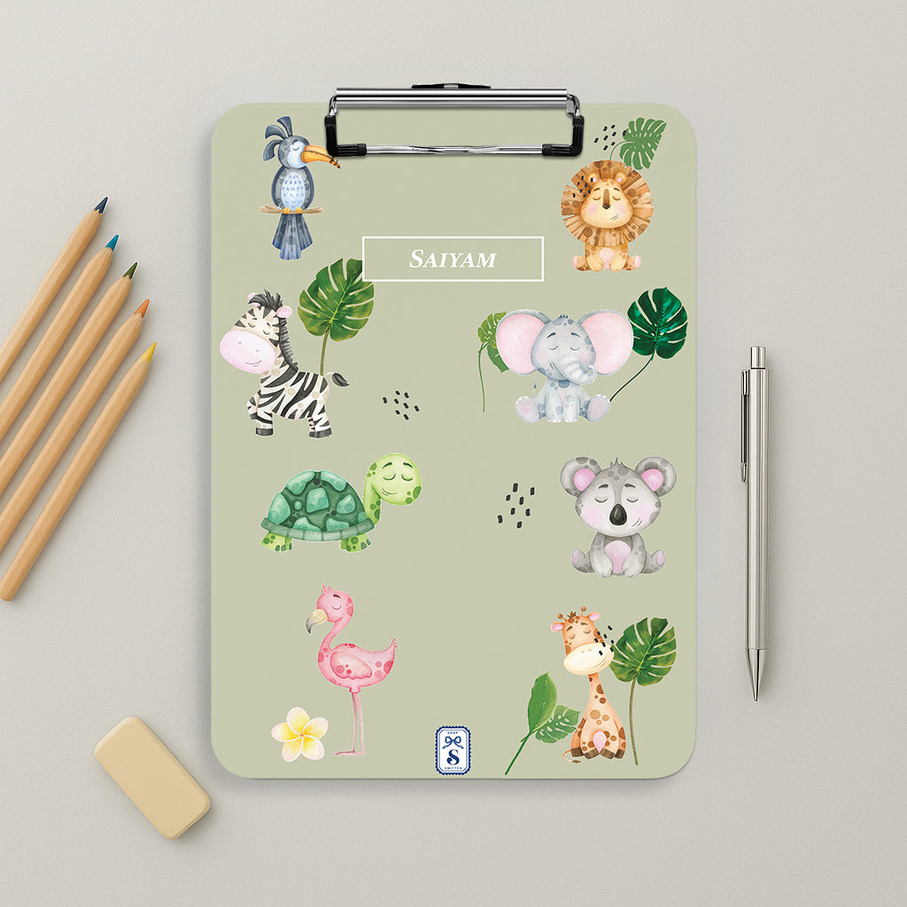 Jungle Friends Clipboard