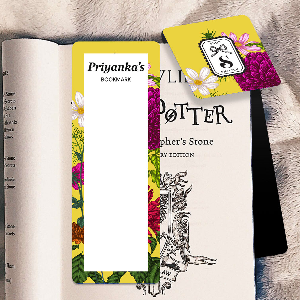 Floral Flutter Bookmark