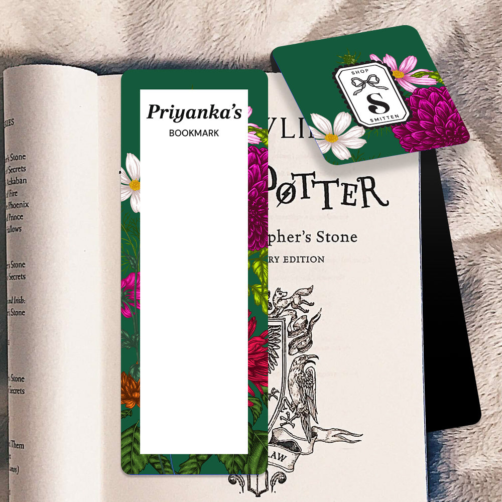 Floral Flutter Bookmark