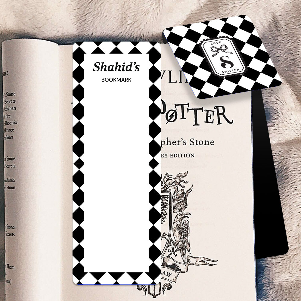 Checkered Bookmark