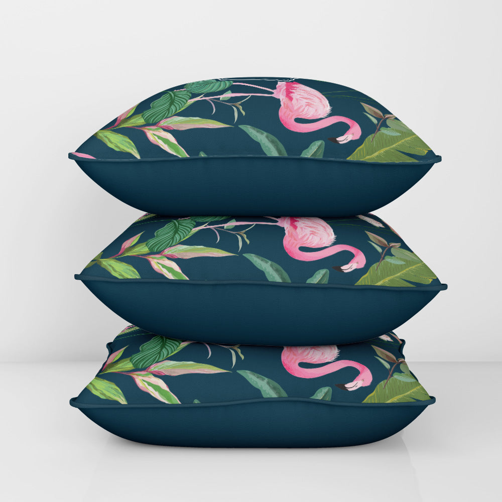 Flamingo Foliage Cushion Cover