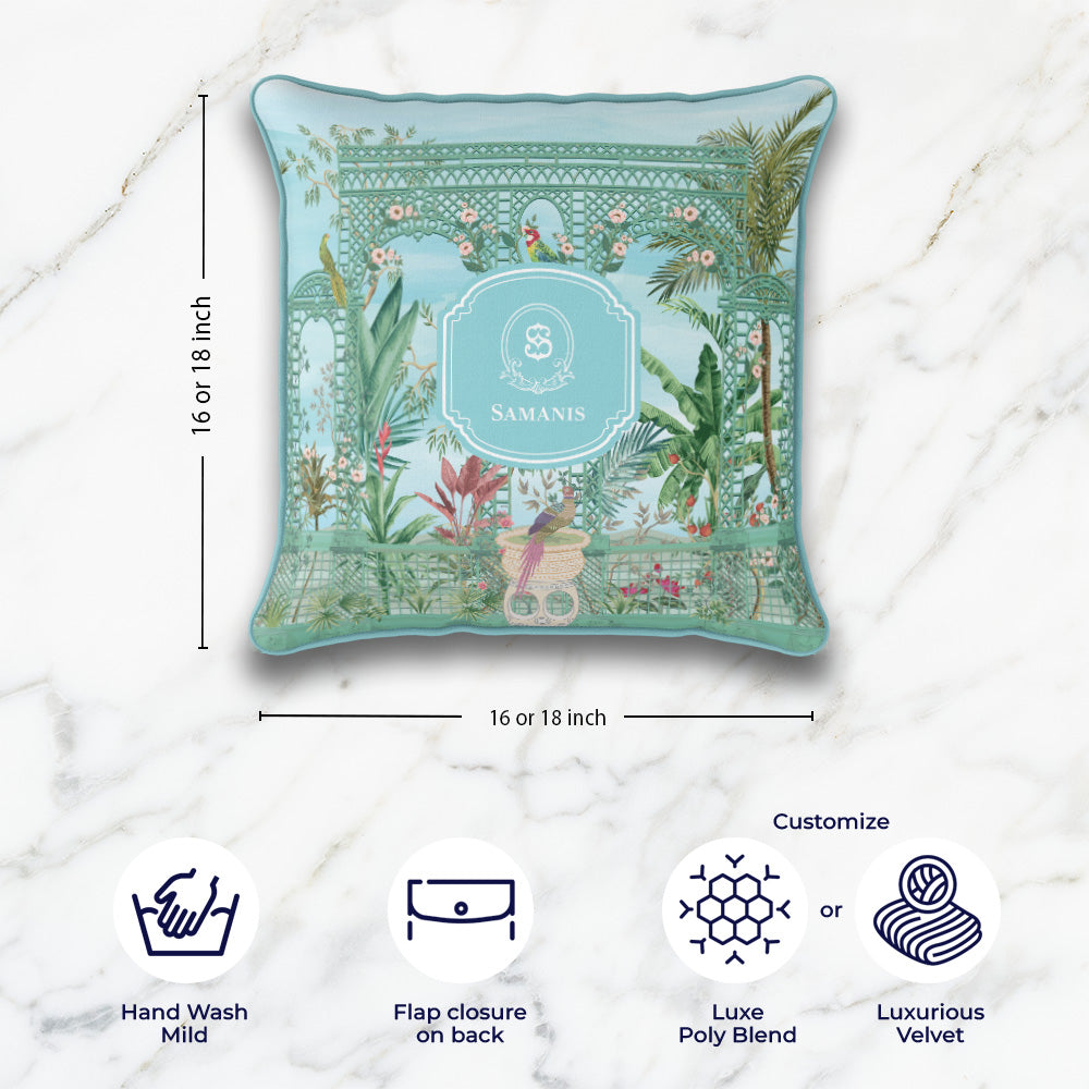 French Garden SerreFleurie Cushion Cover