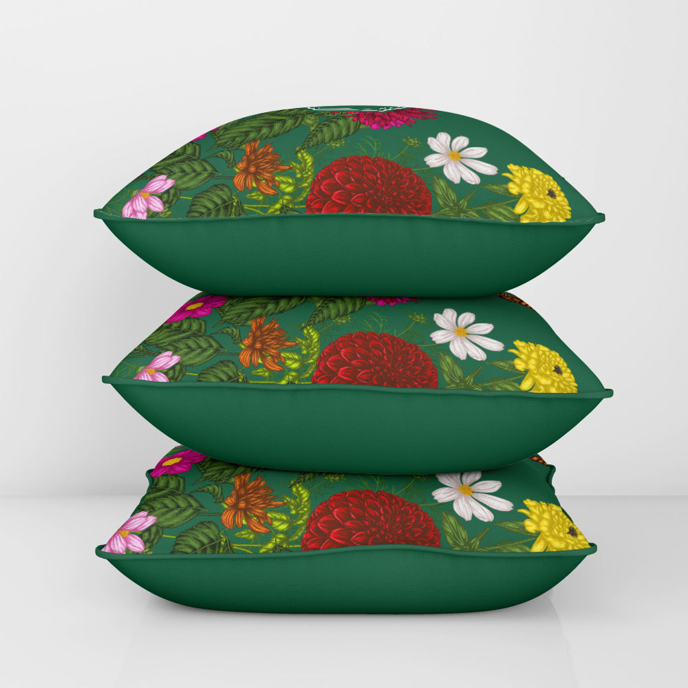 Floral Flutter Cushion Cover